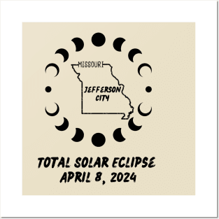 Missouri Total Solar Eclipse Posters and Art